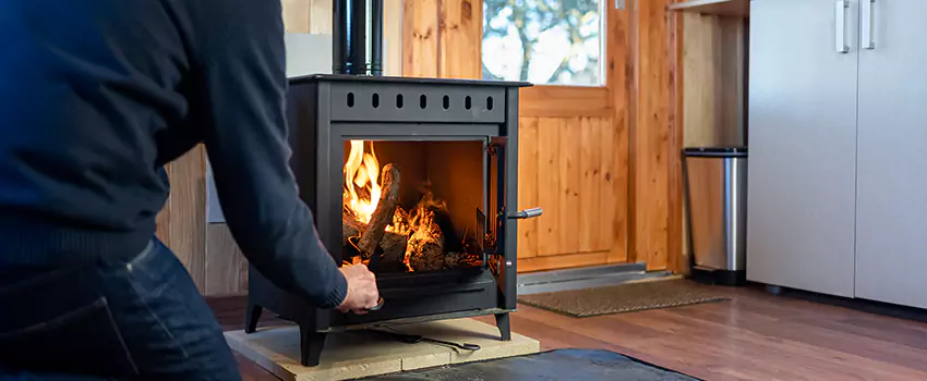 Open Hearth Wood Fireplace Installation in Clayton, NC